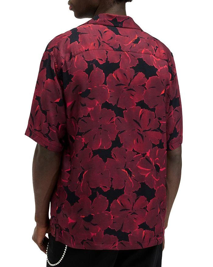 ALL SAINTS Kaza Relaxed Fit Printed Short Sleeve Camp Shirt 3