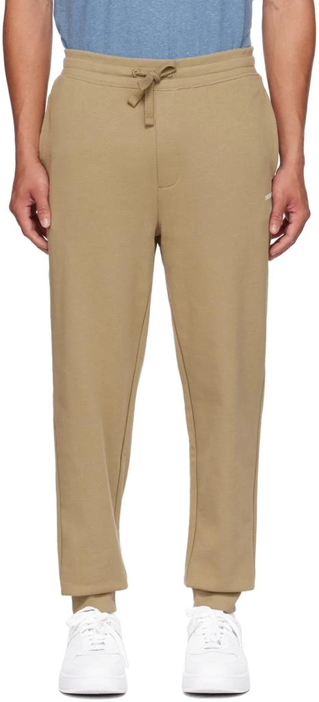 Hugo Beige Printed Lounge Pants 1