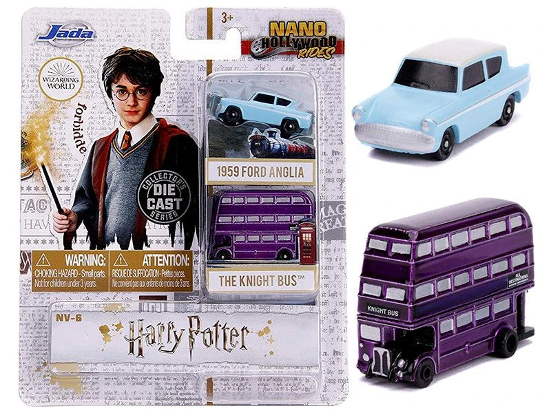 Jada "Harry Potter" 2 piece Set "Nano Hollywood Rides" Diecast Models by 1