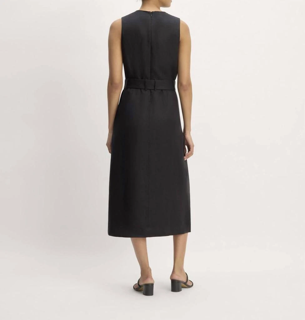 Everlane Everlane - Linen Belted Midi Dress 2