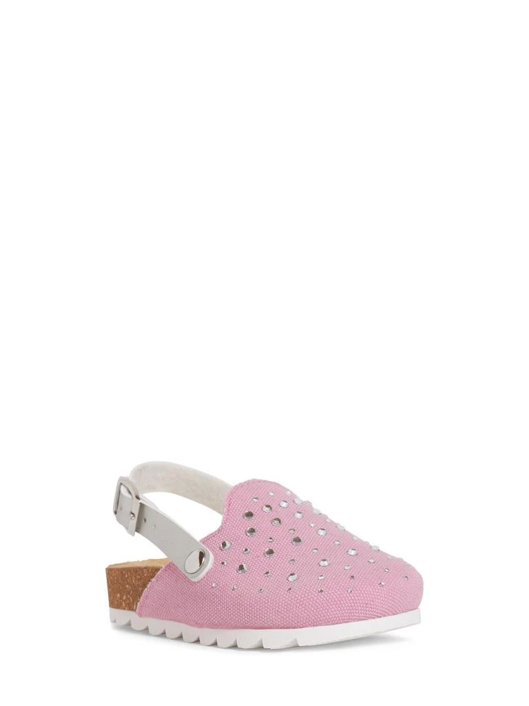 MONNALISA Denim Sabot Sandals W/crystals 1
