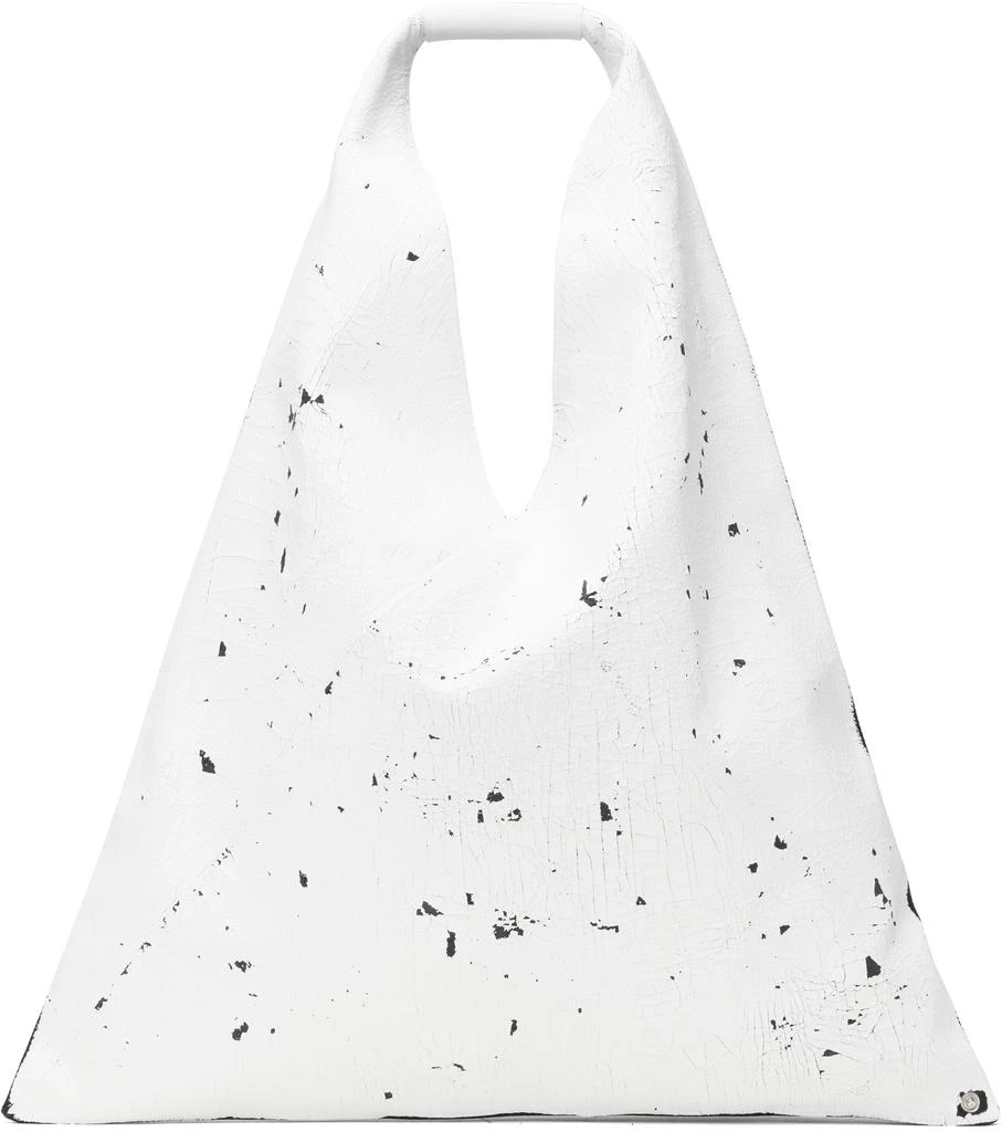 MM6 Black & White Triangle Tote 1
