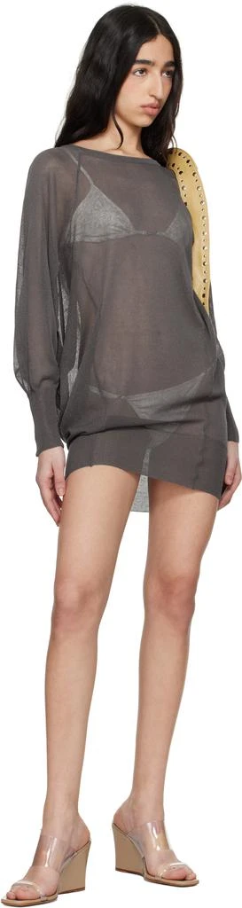 Gimaguas Taupe Safi Minidress 4