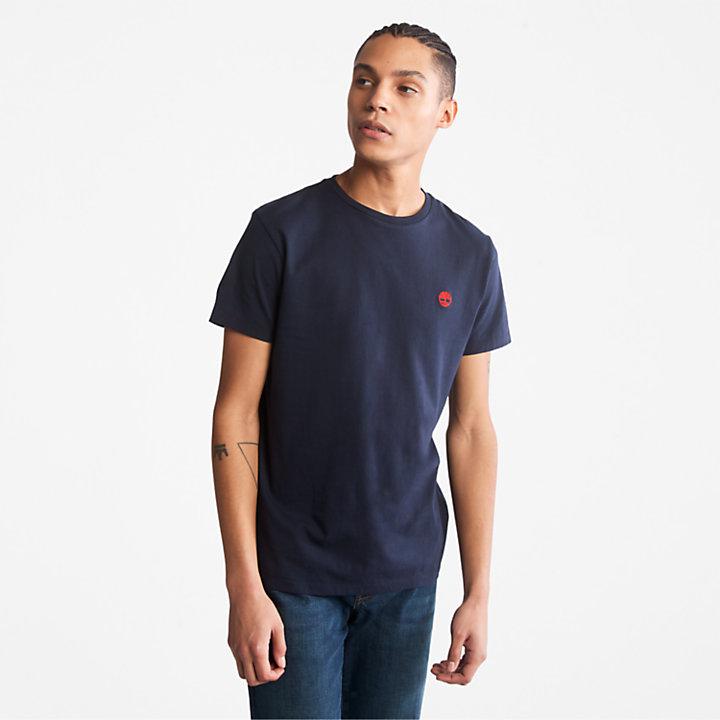 Timberland Cotton Logo T-Shirt for Men in Navy