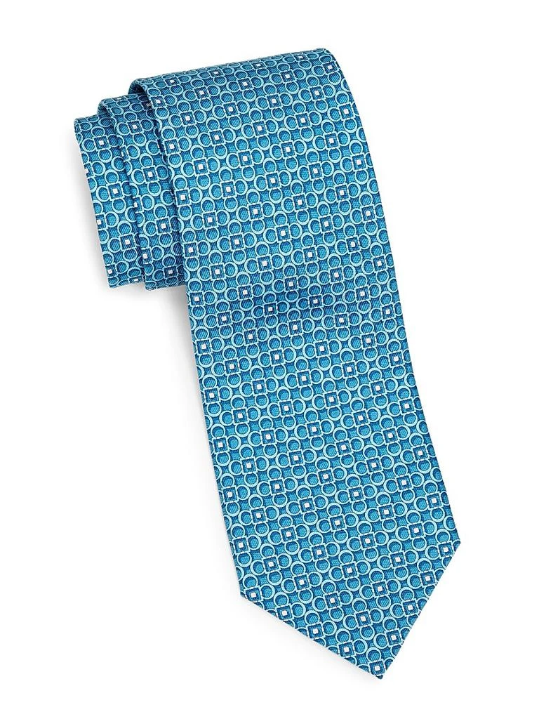 Salvatore Ferragamo Verve Abstract Silk Tie 1