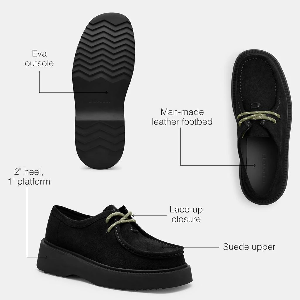 Coach COACH mens Sculpted C Chukka Boot in Suede 3