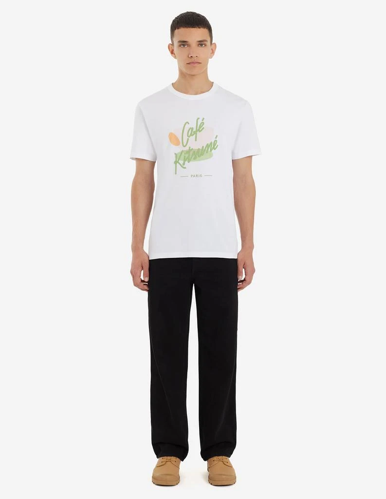 预计3周后发货 Maison Kitsune Pantalon Café Denim Worker - Noir 4