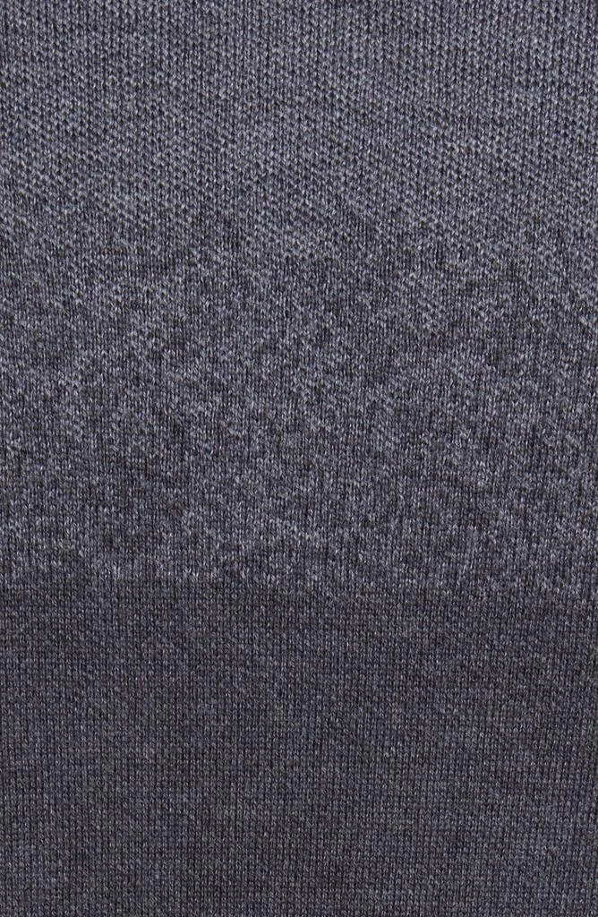 Robert Barakett Crosswoods Ombré Jacquard Merino Wool Zip-Up Sweater Jacket 6