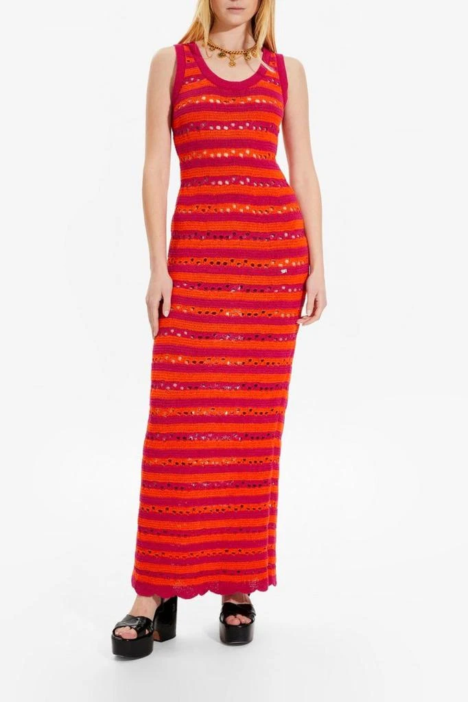 Robe Sonia Rykiel En Coton Kaki Taille 36 - Occasion Très Bon état, Style évasé