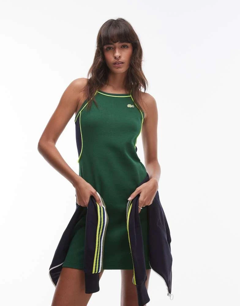 Lacoste Lacoste tennis style cami dress in dark green - Dresses & Skirts - Free Shipping - BeyondStyle Lacoste Lacoste tennis style cami dress in dark green - Dresses & Skirts - Free Shipping - BeyondStyle
