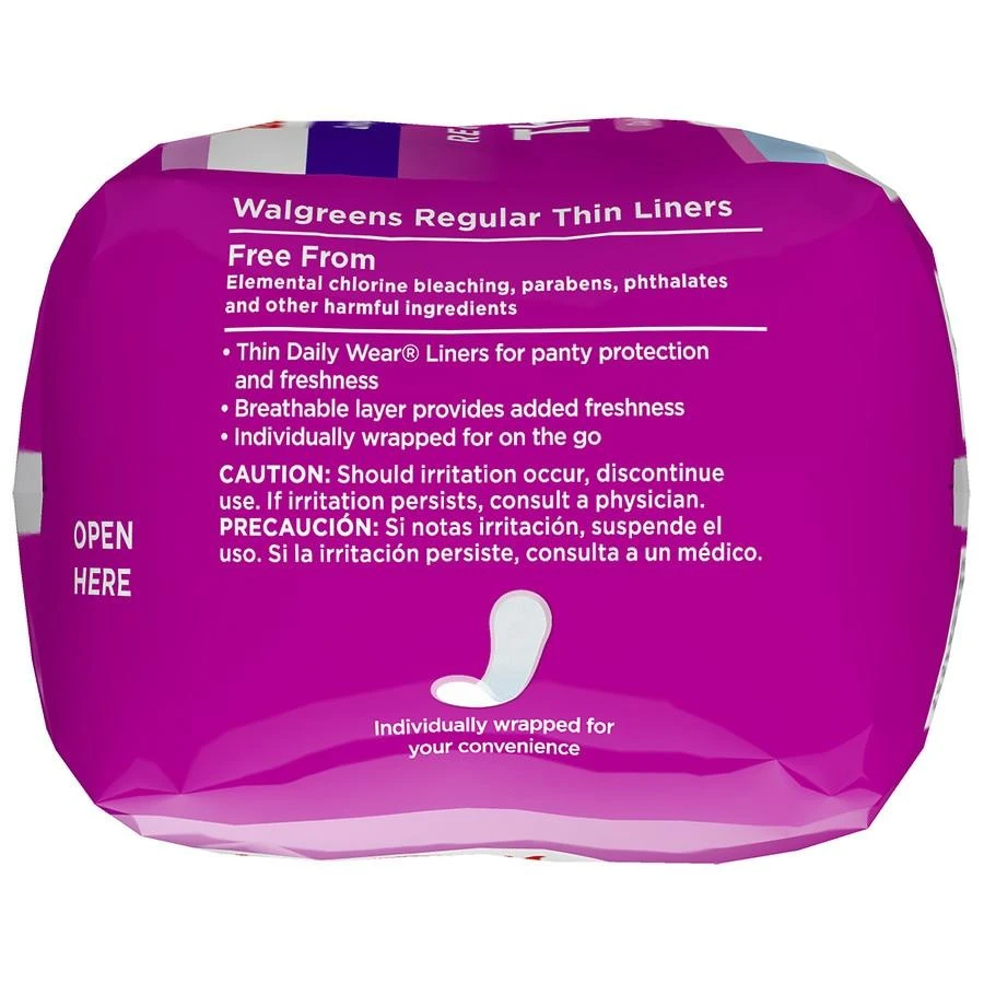 Walgreens Regular Thin Liners Unscented 3