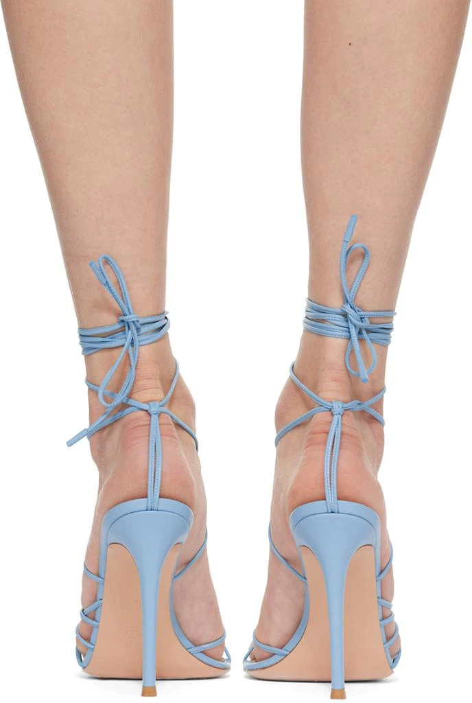 Gianvito Rossi Blue Sylvie Heeled Sandals 2
