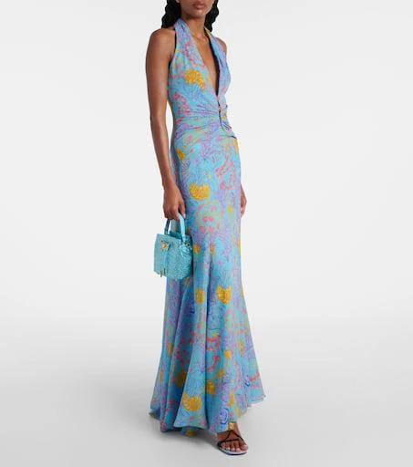 Versace La Medusa Medium embellished bucket bag 5