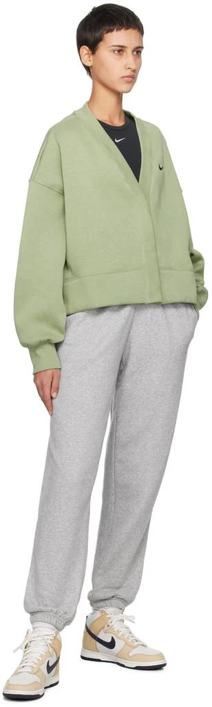 NIKE Gray & Beige Dunk High Premium Sneakers 5