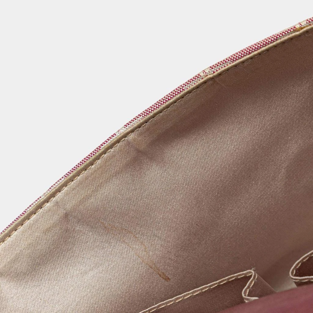 Chanel Chanel Pink Nylon New Travel Line East West Flap Bag 12