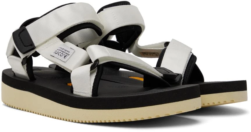 SUICOKE White DEPA-V2 Sandals 4