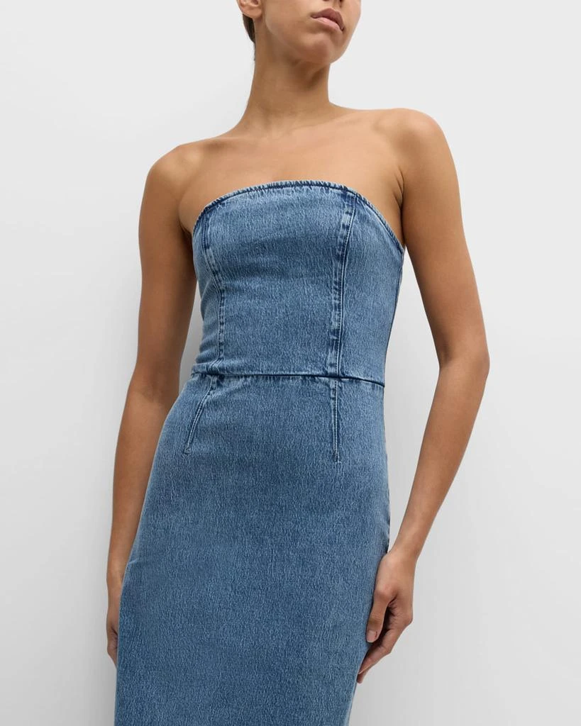 Triarchy Frenchie Strapless Denim Tube Dress 7