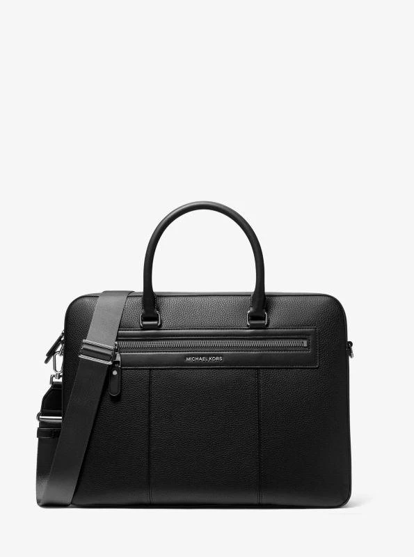 Michael Kors Jet Set Pebbled Leather Briefcase
