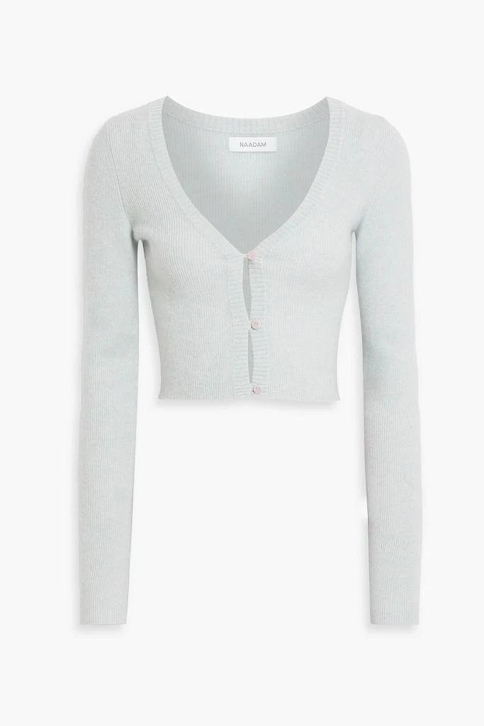Naadam Cropped cashmere cardigan 1