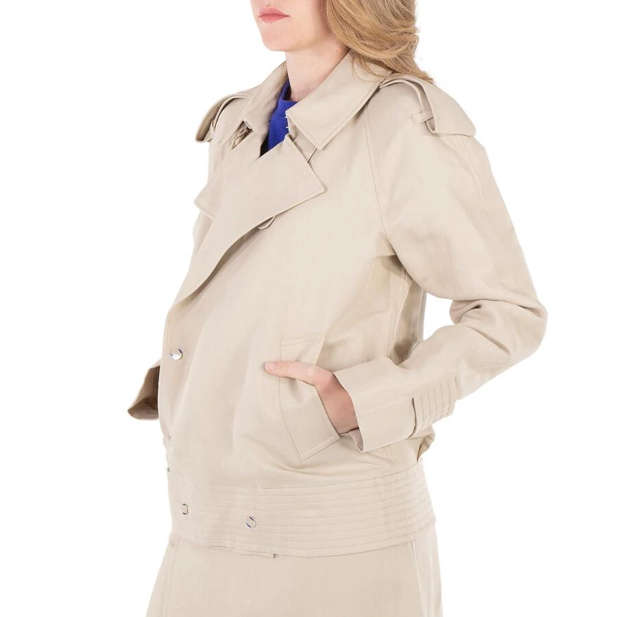 Burberry Double-Breasted Canvas Trench Jacket 2