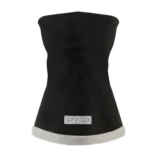 Spyder Spyder Womens Microfleece Reversible Neck Gaitor, Black, One Size