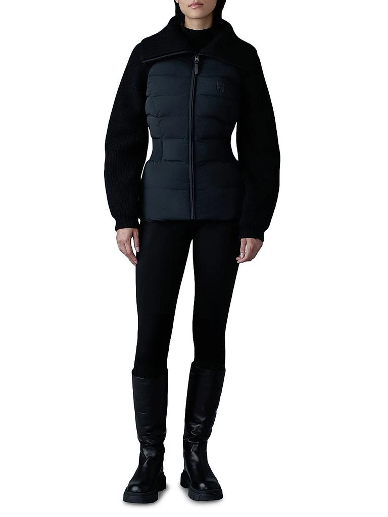 Mackage Foxy Down Mixed Media Jacket 2