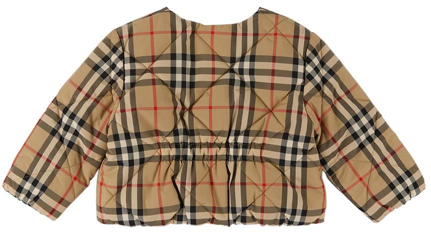 Burberry Baby Beige Vintage Check Jacket