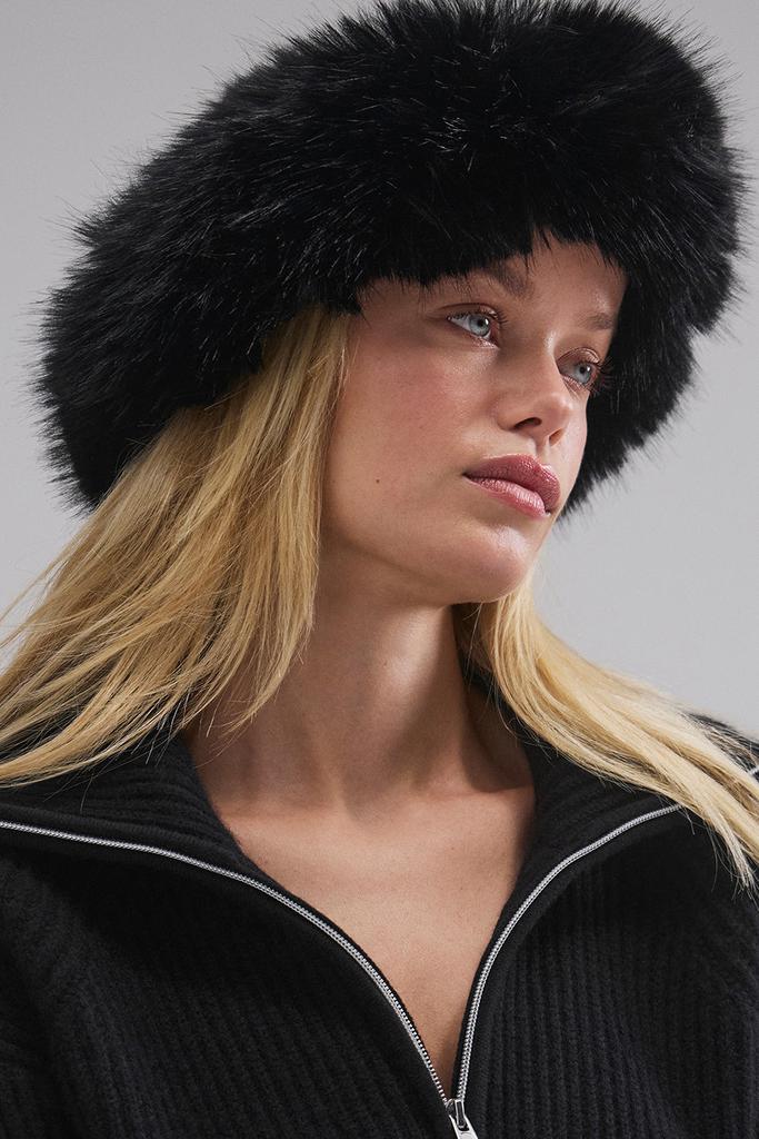 関税送料込♪Marine Serre/Wild Puffy Knit Bucket Hat Wild Puffy Knit Bucket Hat (UHG043A-CKNI0031-BLACK)