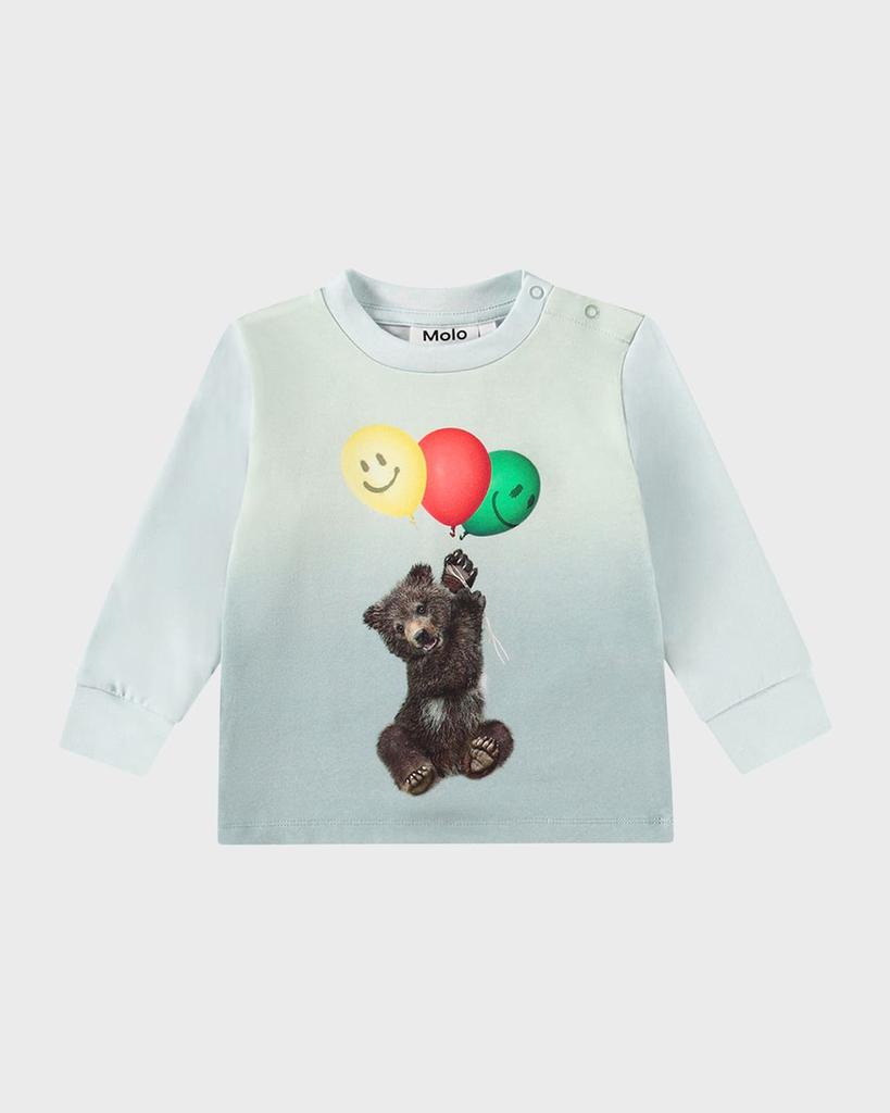 MOLO Boy's Eloy Bear Graphic Sweatshirt, Size 6M-2