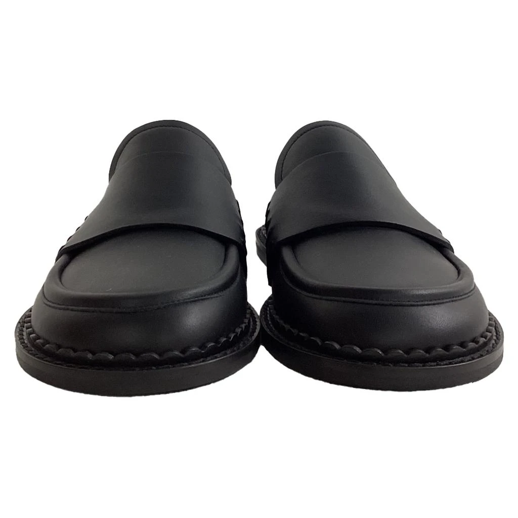 Marni Loafer Mules in Black Leather 2