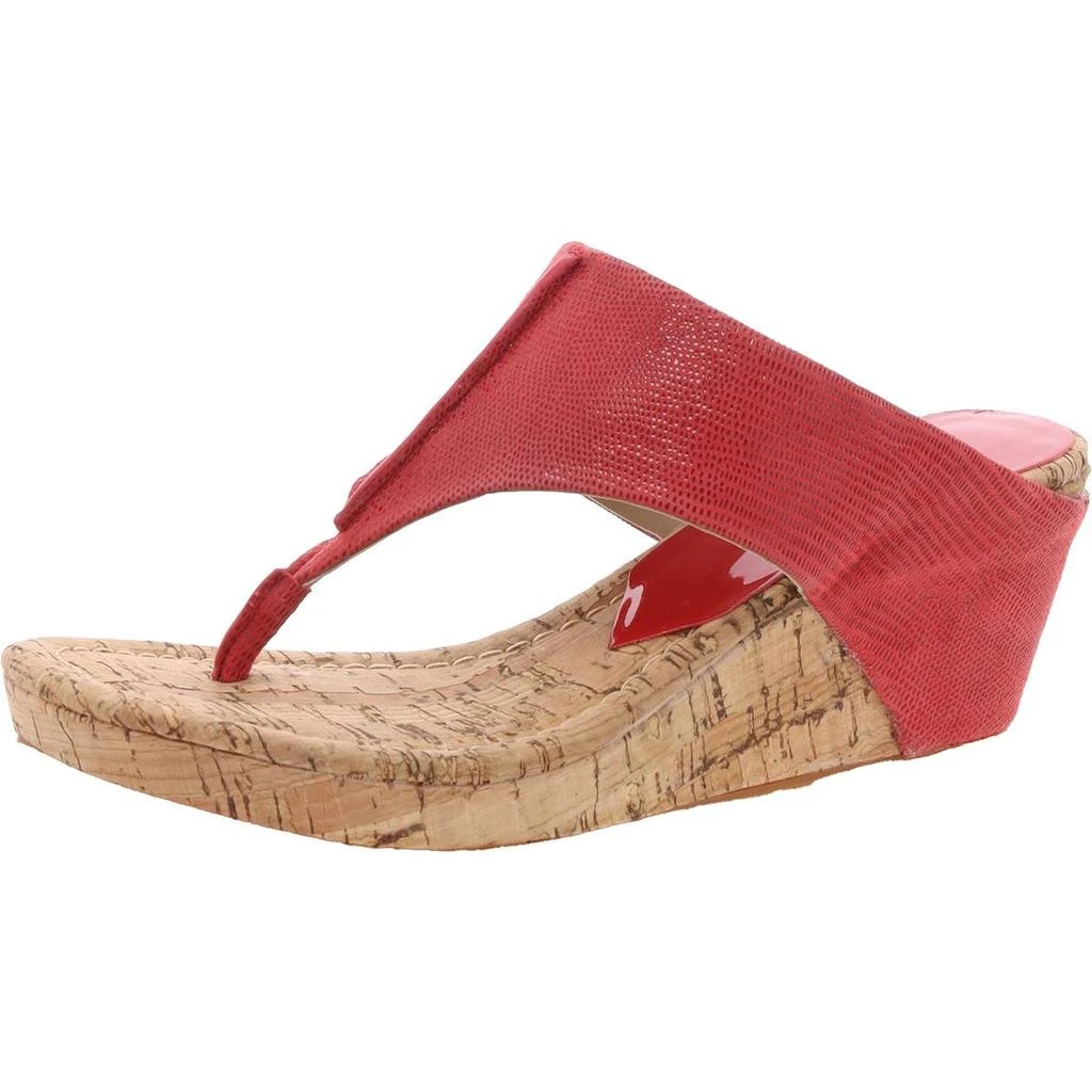 Donald J Pliner Womens Snake Print Wedge Sandals 5