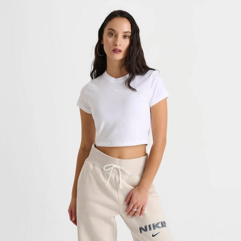 NIKE Women's Nike Sportswear Essential Slim Crop T-Shirt 3
