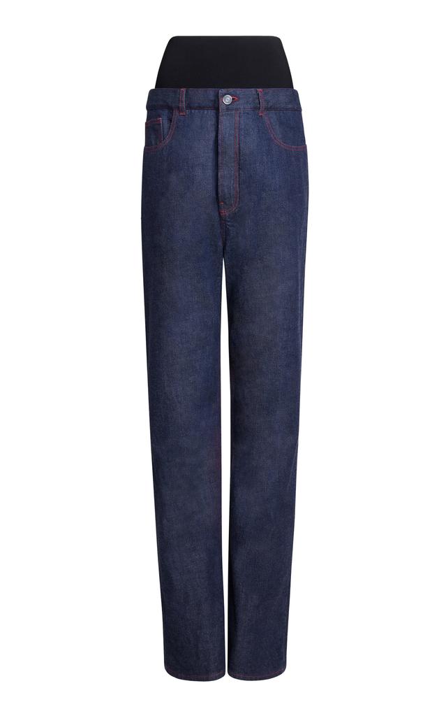 Alaïa Alaïa Knit Band Denim Jeans - Pants - Free Shipping