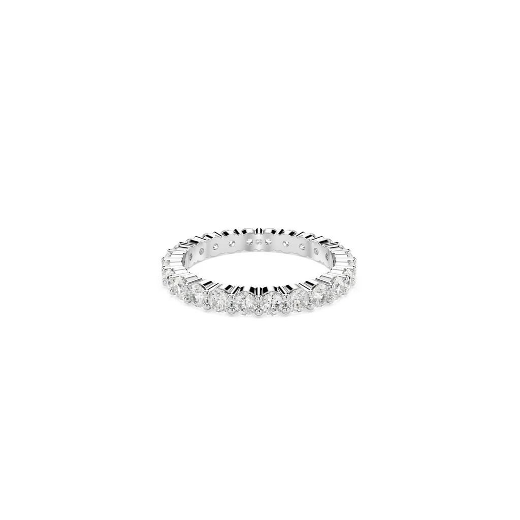 Swarovski Matrix vittore ring round cut white silver-tone finish 1