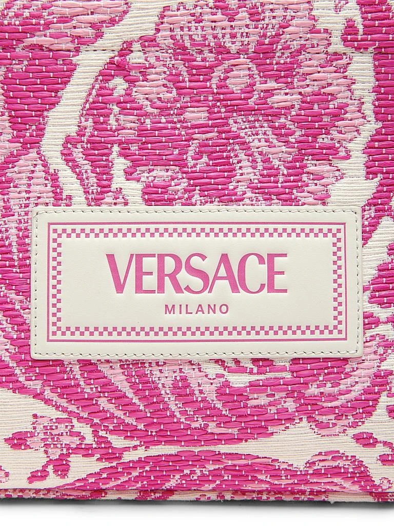 Versace Athena Barocco Raffia Tote Bag 6