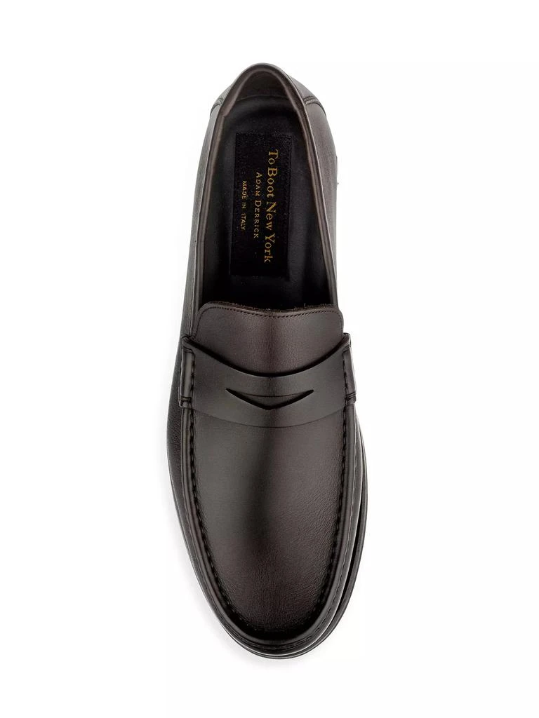 To Boot New York Belfast Leather Penny Loafers 3