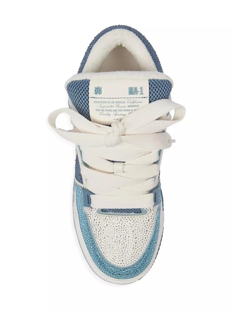 AMIRI MA-1 Crystal-Embellished Low-Top Sneakers 4