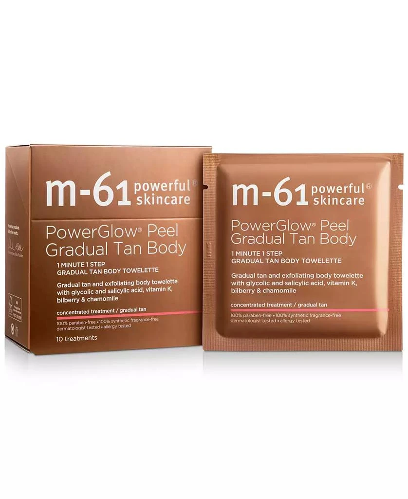 M-61 PowerGlow Peel Gradual Tan Body, 10 treatments 1