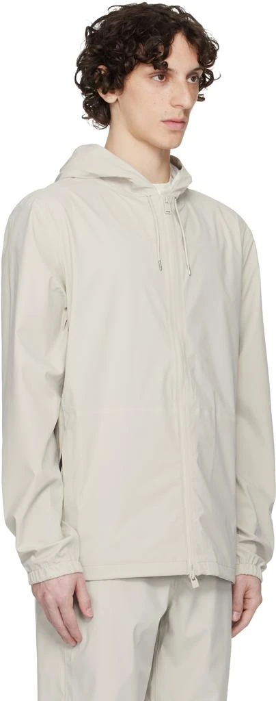 RAINS Beige Suva Hardshell Jacket 2