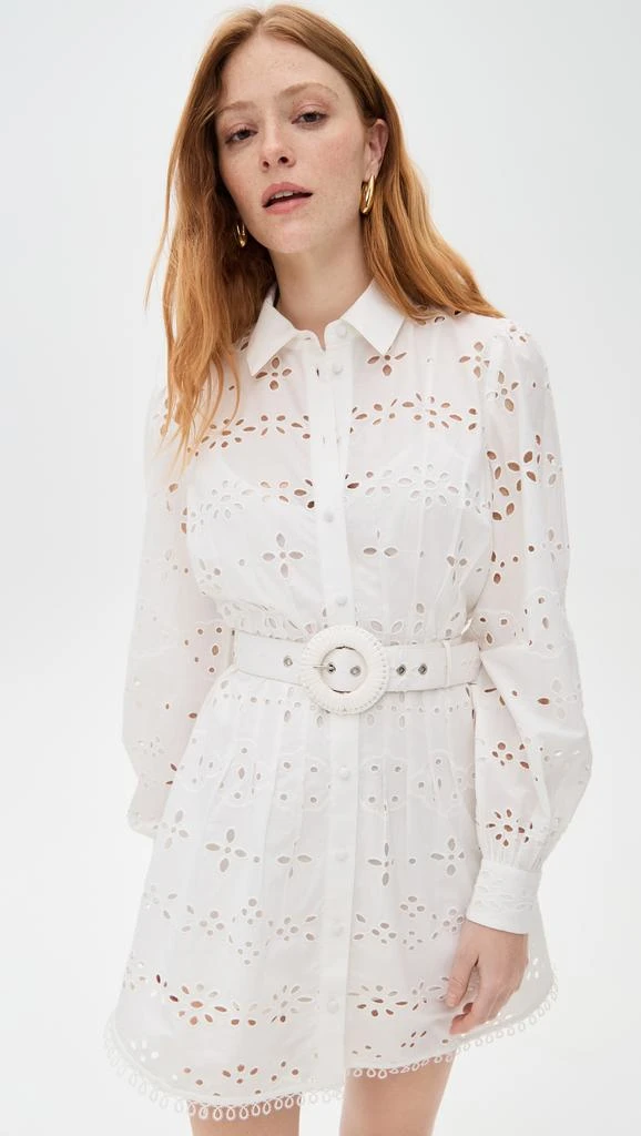 Hemant and Nandita Short Dress with Buckle Belt and Slip 6