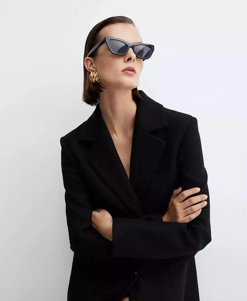 Mango Women's Structured Wool Coat 4