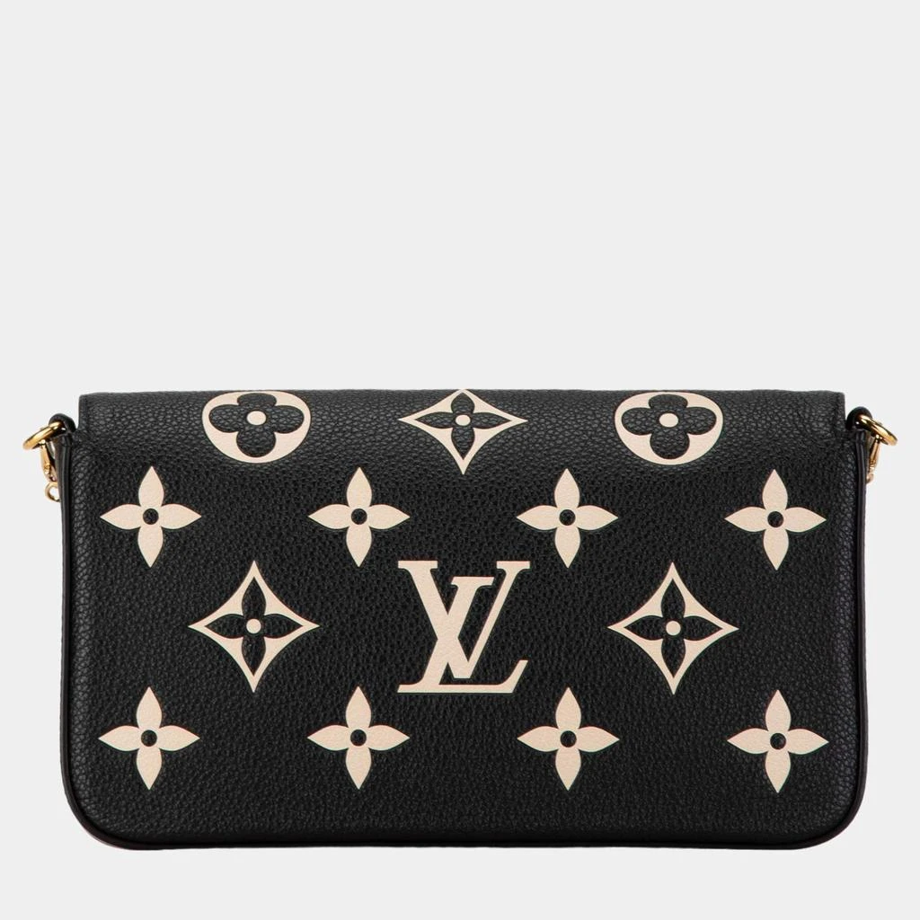 Louis Vuitton Louis Vuitton Black Monogram Empriente Bicolor Leather Pochette Felicie Shoulder Bag 3