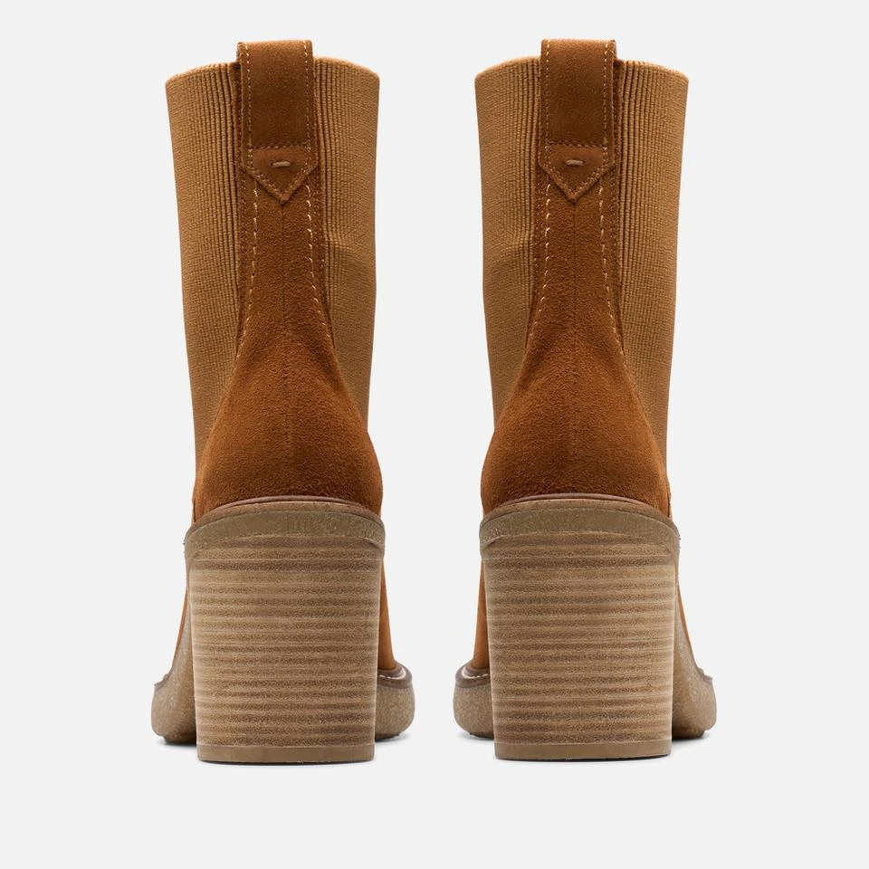 undefined CLARKS WOMEN'S CASSIANO TOP SUEDE CHELSEA BOOTS 5
