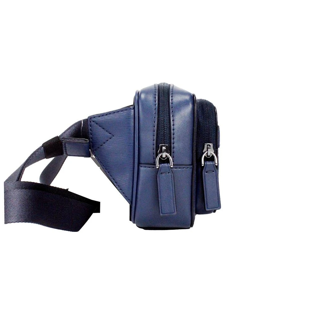Michael Kors Cooper Small blue Smooth Leather Double Zip Belt Women's Bag 2