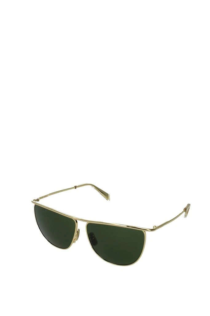 Celine Sunglasses Metal Gold Green 1