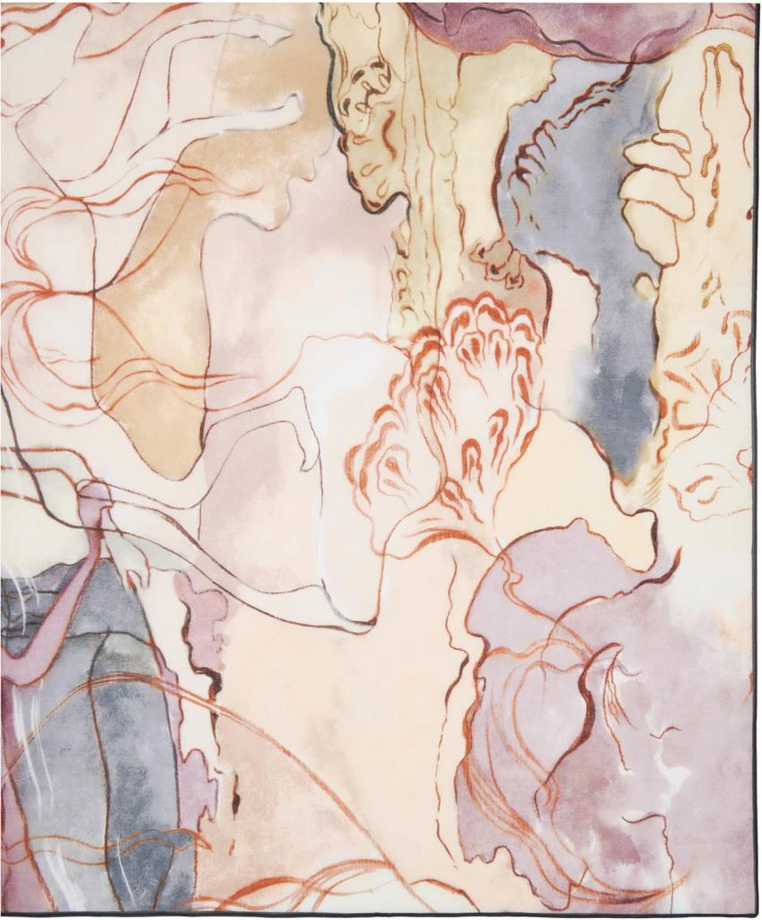 Lemaire Multicolor Aquarel Pareo Scarf 2