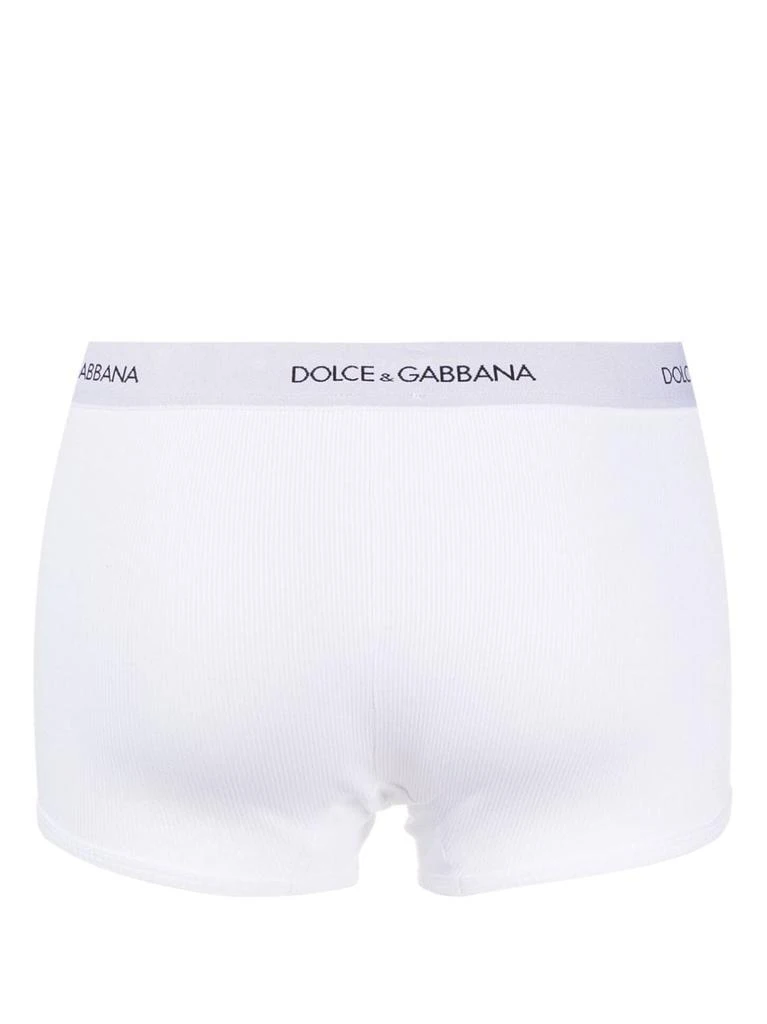 Dolce & Gabbana LOGO-WAIST COTTON BOXERS, WHITE 4