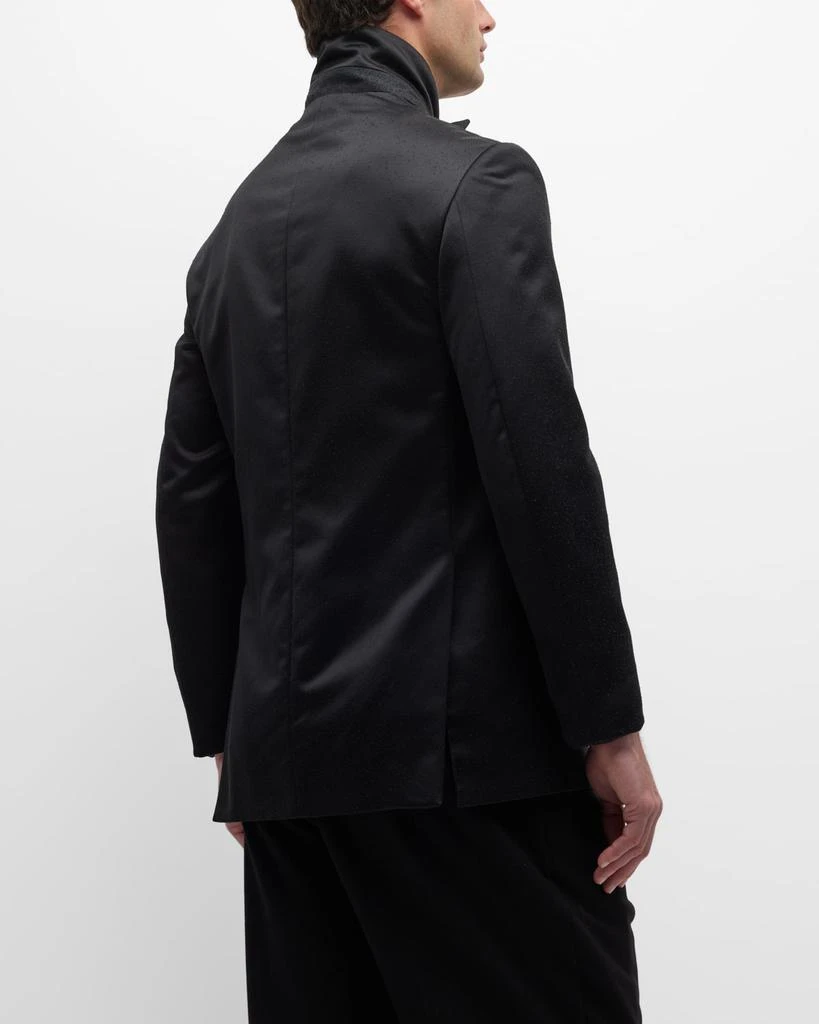 AMIRI Men's Double-Breasted Stand Collar Blazer 6