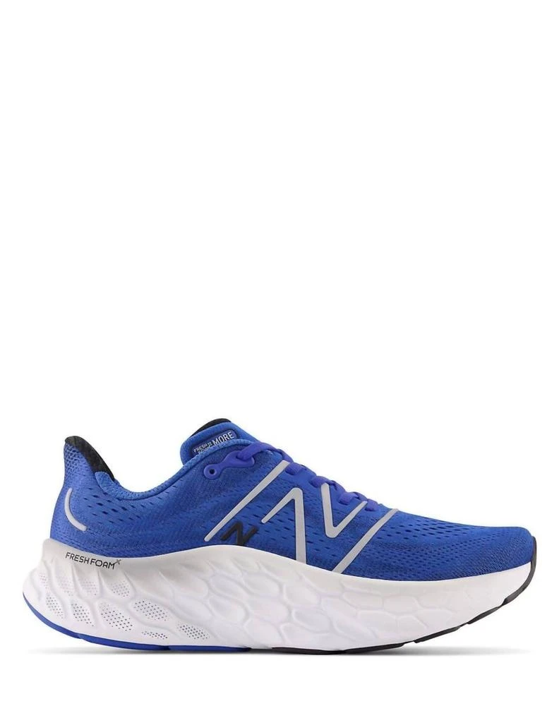 New Balance Men's Fresh Foam More V4 Running Shoes- D/medium Width In Cobalt With Black 1