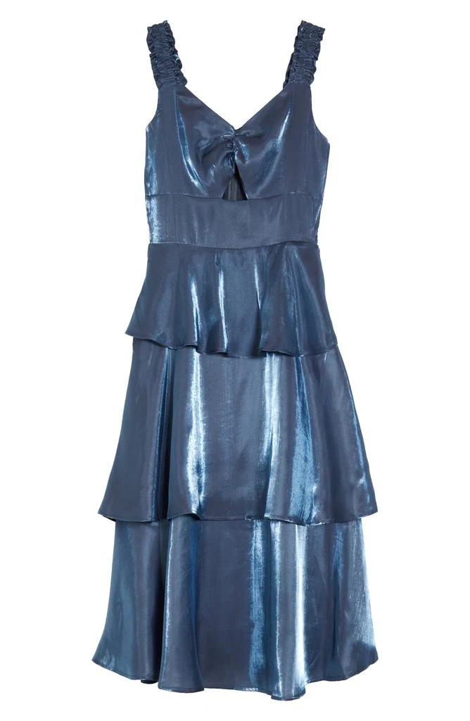 BTFL-life Esther Tiered Cutout Metallic Dress 1
